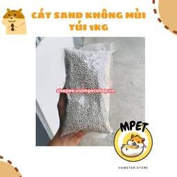 Cát sand thơm 1kg lót chuồng hamster -  Siêu Hút Mùi & Khử Khuẩn, An toàn cho thú cưng 1