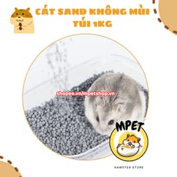 Cát sand thơm 1kg lót chuồng hamster -  Siêu Hút Mùi & Khử Khuẩn, An toàn cho thú cưng 2