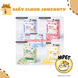 Giấy Cloud Jonsanty Lót Chuồng Hamster 450gr - Êm Ái, Hút Ẩm, Không bụi 1