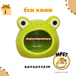 Nhà Ngủ Sứ Cho Hamster – Mát Mẻ, Dễ Thương, Bé Ngủ Ngon 2
