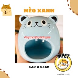 Nhà Ngủ Sứ Cho Hamster – Mát Mẻ, Dễ Thương, Bé Ngủ Ngon 5
