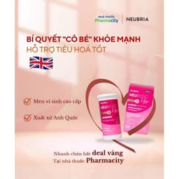 (Date 2/2027 ) (Chính hãng) Men vi sinh Neubria cho phụ nữ NEUBIOTIC HER lọ 30 viên 3