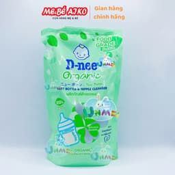 (Mẫu Mới) Nước Rửa Bình Sữa Organic D-nee, Dnee Rửa Cả Đồ Chơi, Rau Củ Quả, An Toàn Cho Bé Tui 550ml 1