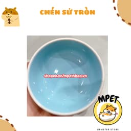 Chén Sứ Tròn Cho Hamster – Chống Lật 3