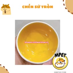 Chén Sứ Tròn Cho Hamster – Chống Lật 4
