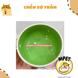 Chén Sứ Tròn Cho Hamster – Chống Lật 5