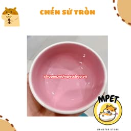 Chén Sứ Tròn Cho Hamster – Chống Lật 6