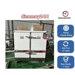Tủ Hấp Cơm Công Nghiệp 24 Khay - Đa Năng Hấp Giò Chả, Bánh Bao, Xúc Xích, Bánh Ngon! 4