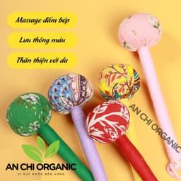 [SIZE LỚN] Búa Ngải Cứu Thảo Dược, Gậy Massage Đấm Lưng Cổ Vai Gáy Đả Thông Kinh Mạch Thư Giãn Ngủ Ngon An Chi Organic 6