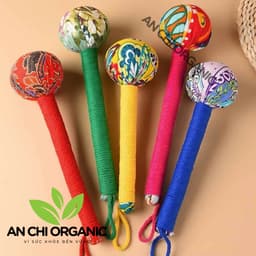 [SIZE LỚN] Búa Ngải Cứu Thảo Dược, Gậy Massage Đấm Lưng Cổ Vai Gáy Đả Thông Kinh Mạch Thư Giãn Ngủ Ngon An Chi Organic 5