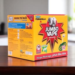 Nhang muỗi Jumbo Vape hương hoa lài hộp 50 khoanh (Trừ muỗi sốt xuất huyết) 1
