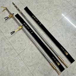 Gác cần câu cá Hắc Vương Độ cứng 30H vân carbon dài 3m và 4m 2