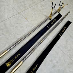 Gác cần câu cá Hắc Vương Độ cứng 30H vân carbon dài 3m và 4m 9