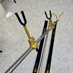 Gác cần câu cá Hắc Vương Độ cứng 30H vân carbon dài 3m và 4m 3
