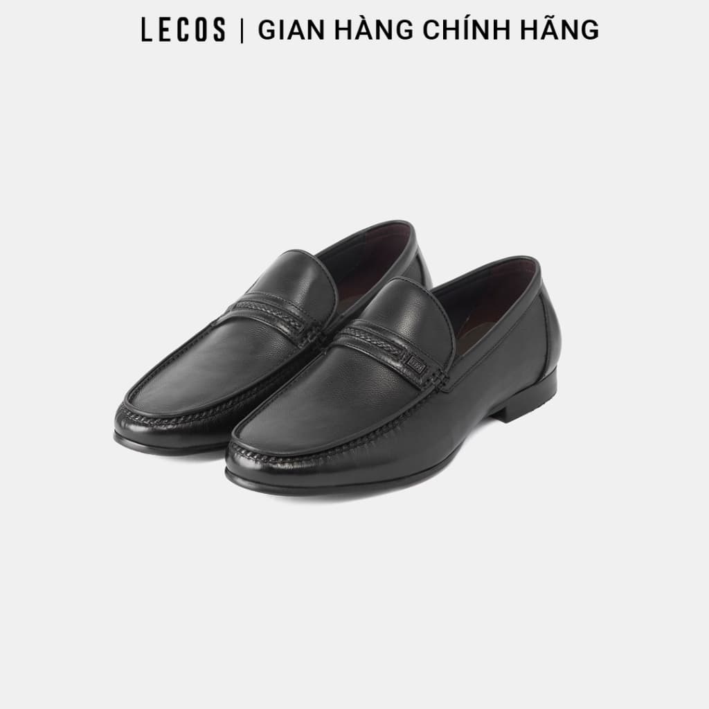 Giày Tây Nam LECOS LG34 Da Bò Thật May Thủ Công Phối Vest Lịch Lãm