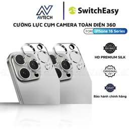 Miếng Dán Cường Lực SwitchEasy Lens Camera cho iPhone 16 Pro Max / 16 Pro / 16 Plus / 16, LensArmor Ultra-thin 1