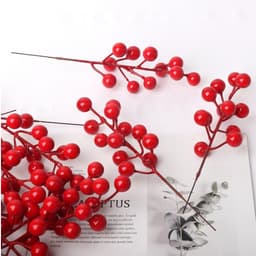 Sỉ 100 Nhánh Cherry, đào đông 12 quả Loại 1 dùng để trang trí Tết, làm oản, và quà tặng. 3