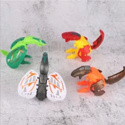 Vỉ 18 quả trứng khủng long biến hình Đồ chơi quả trứng Robot độc đáo 3