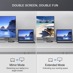 Cáp chuyển đổi Type-C sang HDMI dài 1.8m, độ phân giải 4K, thiết kế hợp kim nhôm 4