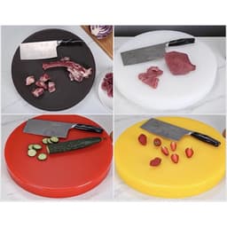 Thớt nhựa tròn KT 30 dày 5cm - Thớt nhựa Chất liệu PE nguyên khối, Hàng việt nam chất lượng cao 8