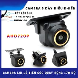 Camera lùi lề,trước 3 dây điều khiển độ phần giải AHD720P,góc nhìn 170 độ 1