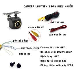 Camera lùi lề,trước 3 dây điều khiển độ phần giải AHD720P,góc nhìn 170 độ 4