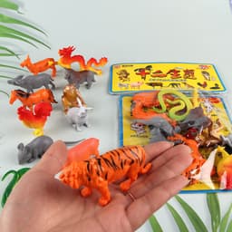 Đồ chơi mô hình con vật Túi 12 con giáp giúp bé tư duy nhận biết 2