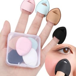 Bông phấn dạng ngón tay mini, thuận tiện cho việc che khuyết điểm trên khuôn mặt, có thể dùng ướt hoặc khô 2
