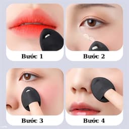 Bông phấn dạng ngón tay mini, thuận tiện cho việc che khuyết điểm trên khuôn mặt, có thể dùng ướt hoặc khô 8