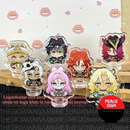 (mua 1 tặng 1) (3CM) MÔ HÌNH Standee GENSHIN IMPACT ver CHÂN THÚ NGỒI game tượng acrylic mica chibi trong trang trí 1