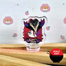 (mua 1 tặng 1) (3CM) MÔ HÌNH Standee GENSHIN IMPACT ver CHÂN THÚ NGỒI game tượng acrylic mica chibi trong trang trí 5
