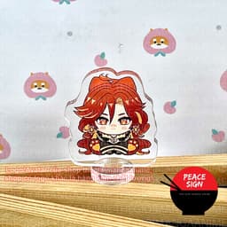 (mua 1 tặng 1) (3CM) MÔ HÌNH Standee GENSHIN IMPACT ver CHÂN THÚ NGỒI game tượng acrylic mica chibi trong trang trí 4