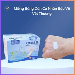 Băng keo cá nhân trong suốt chống nước – Hộp 120 miếng tiện lợi, bảo vệ vết thương, dễ sử dụng 4