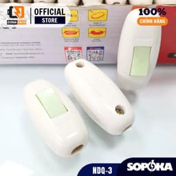 Công tắc điện quả nhót NQD-3 Sopoka có dạ quang 3 cực đồng đúc 2