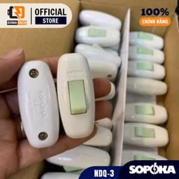 Công tắc điện quả nhót NQD-3 Sopoka có dạ quang 3 cực đồng đúc 5