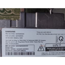 THANH LED TIVI SAMSUNG 43Q60A QA43Q65AAK BN96-52593A MỚI 100% BỘ 2 THANH MỖI THANH 50 BÓNG ĐÔI(2 MÀU) MỖI BÓNG 3V 1
