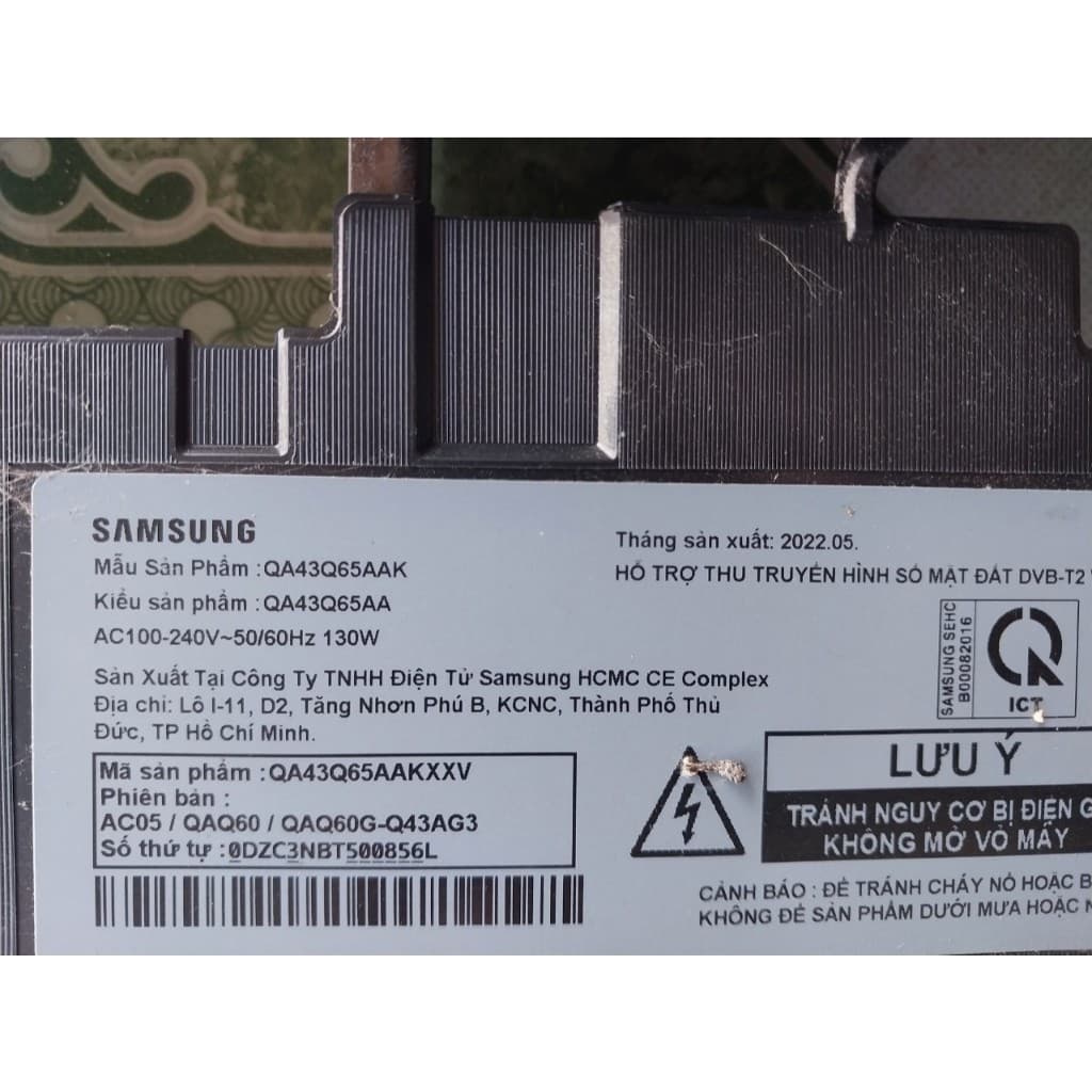 THANH LED TIVI SAMSUNG 43Q60A QA43Q65AAK BN96-52593A MỚI 100% BỘ 2 THANH MỖI THANH 50 BÓNG ĐÔI(2 MÀU) MỖI BÓNG 3V