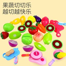 Đồ chơi Rổ cắt hoa quả Set Rau củ quả cho bé nhập vai đầu bếp nấu ăn 4