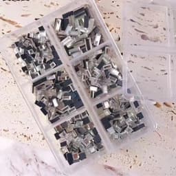 Đá khối chữ nhật khay tròn đính móng siêu sáng đẹp [ NAILS SUPPLY ] 4