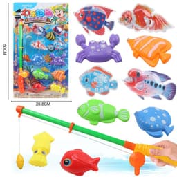 Đồ chơi câu cá Vỉ câu cá nam châm loại đẹp cho bé 1