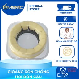 (LOẠI 1) GIOĂNG RON CHỐNG HÔI BỒN CẦU, RON SÁP CHỐNG HÔI, CỤC SÁP ĐEN BỒN CẦU 1