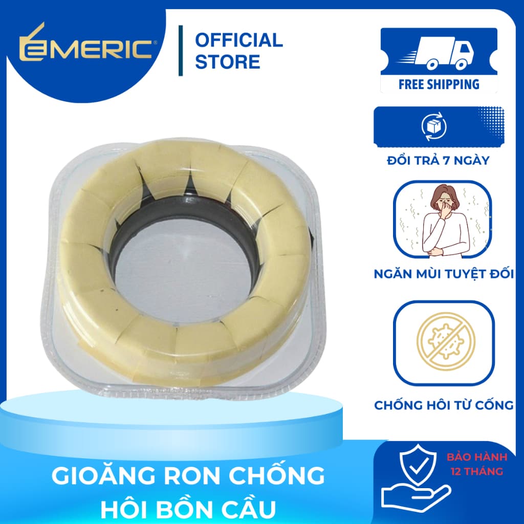 (LOẠI 1) GIOĂNG RON CHỐNG HÔI BỒN CẦU, RON SÁP CHỐNG HÔI, CỤC SÁP ĐEN BỒN CẦU
