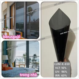 Giấy decal dán kính chống nắng nóng UV, cách nhiệt cửa sổ phản quang cho cửa kính chống nhìn trộm(a) 9