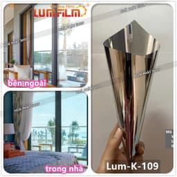 Giấy decal dán kính chống nắng nóng UV, cách nhiệt cửa sổ phản quang cho cửa kính chống nhìn trộm(a) 6