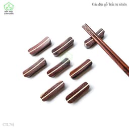 Gác Đũa Gỗ Trắc Tự Nhiên Kiểu Dáng Hiện Đại HAHANCO [CTL741] Bộ 10 Chiếc 9