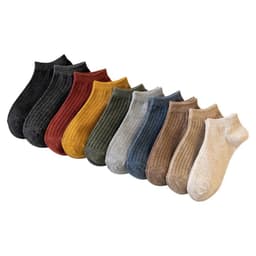 Sét 10 đôi tất cổ ngắn unisex nhiều màu KAB 5