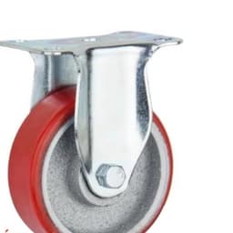 [KKTHN] Bánh Xe Pu + Càng Lõi Gang Siêu Tải Trọng; Êm, Đường Kinh Bánh 75mm và 100mm 2