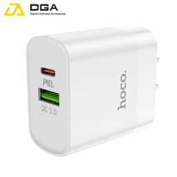 Cóc Sạc Nhanh 20W Hoco C80 (Type-c + USB) và Hoco C105A - 2 cổng sạc 7