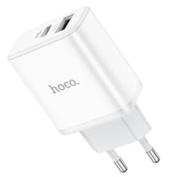 Cóc Sạc Nhanh 20W Hoco C80 (Type-c + USB) và Hoco C105A - 2 cổng sạc 9