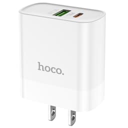 Cóc Sạc Nhanh 20W Hoco C80 (Type-c + USB) và Hoco C105A - 2 cổng sạc 2